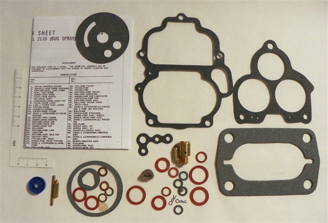 Holley 94 Carburetor Rebuild Kit Ford Model Aa 1 2100 Fuel Sys Repair